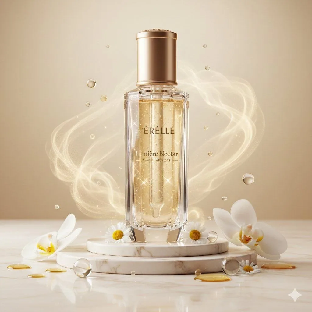 پرامپت تبلیغاتی عطر و محصولات مراقبت از پوست لوکس