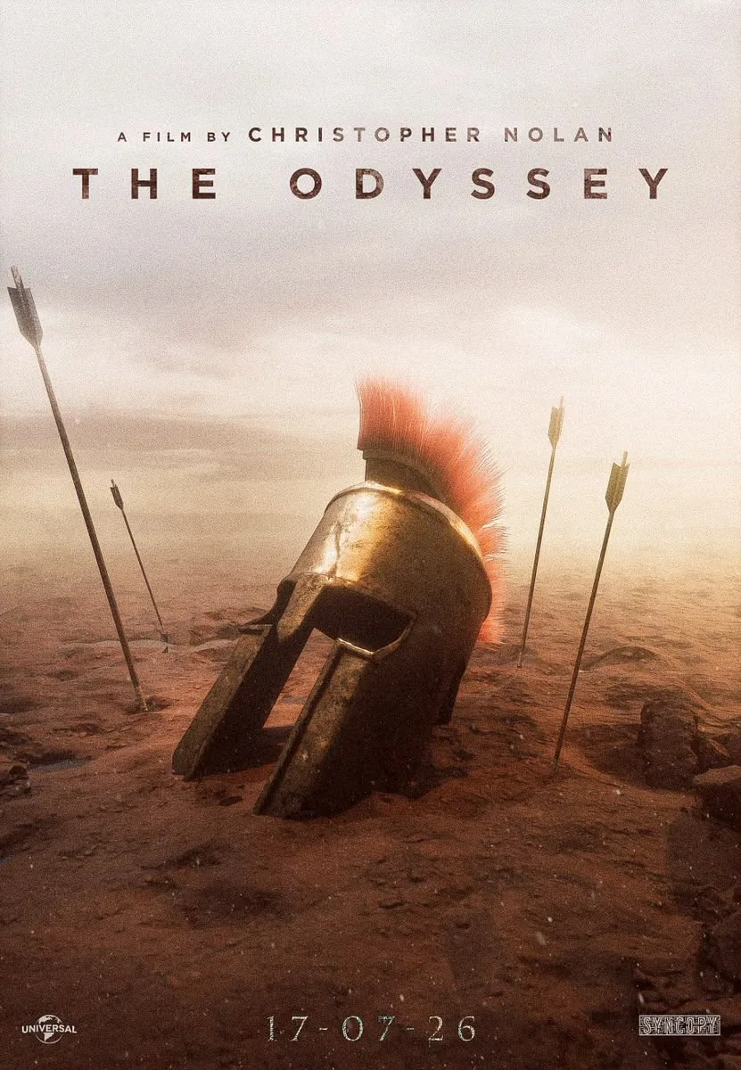 پوستر سینمایی حماسی با کلاهخود Odyssey
