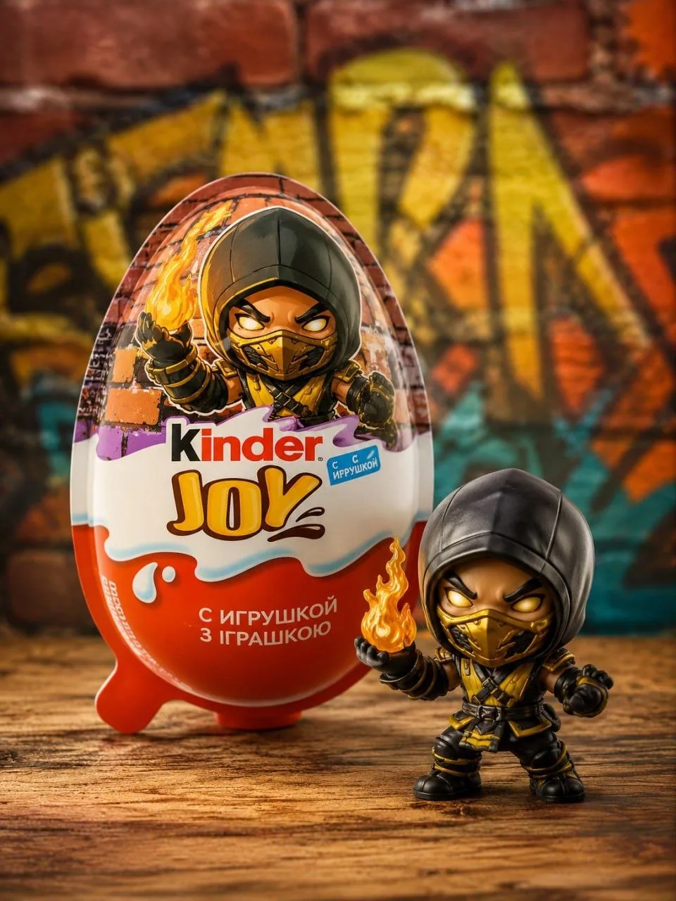 تبدیل شخصیت به فیگور سه بعدی Kinder Joy
